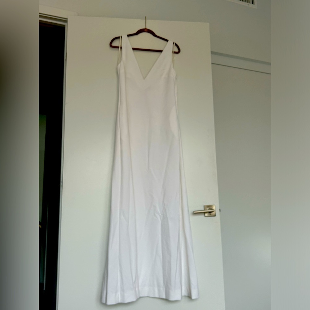 STAUD White Maxi Dress